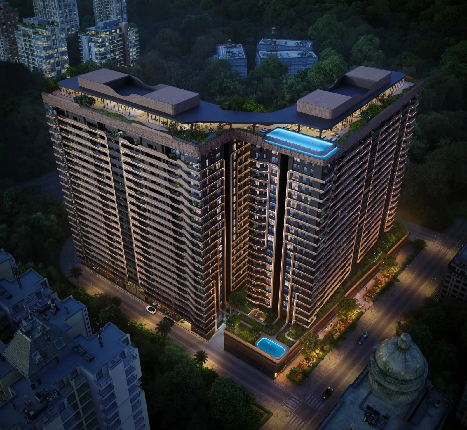 Luxury Apartment Building